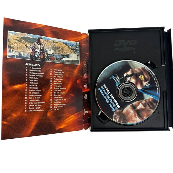 Clint Eastwood Magnum Force DVD 1973 R Dirty Harry Warner Bros Widescreen - Picture 3 of 7